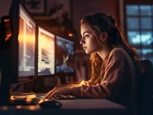 A nők több időt töltenek online, de jobban is aggódnak