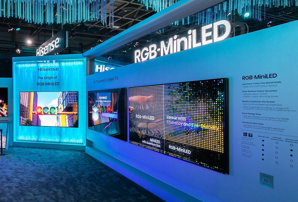 Horror áron és méretben mutatkoznak be az első RGB tévék